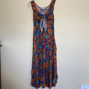 Marnie west sleeveless maxi dress size 5.